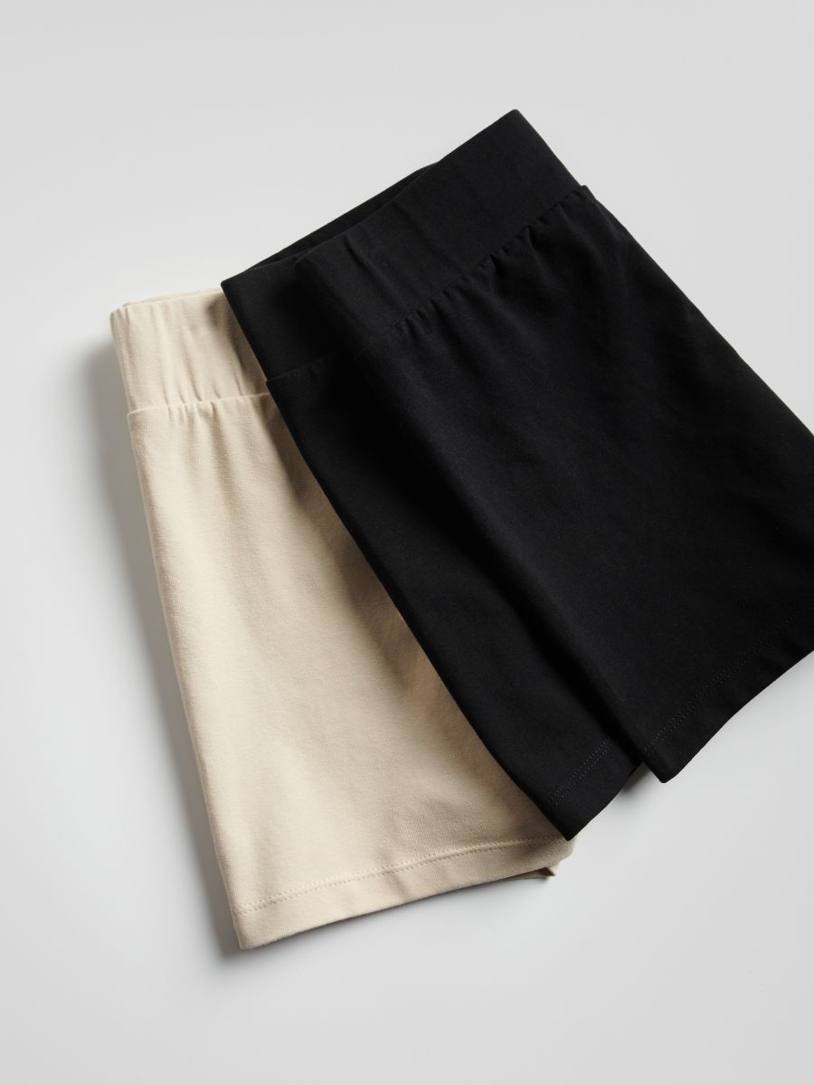 Short cycliste en coton majoritaire - nude - RESERVED - 7