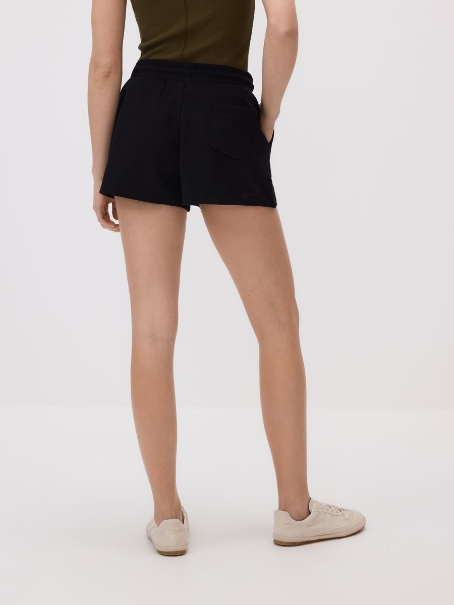 Bomuldsshorts - sort - RESERVED - 3