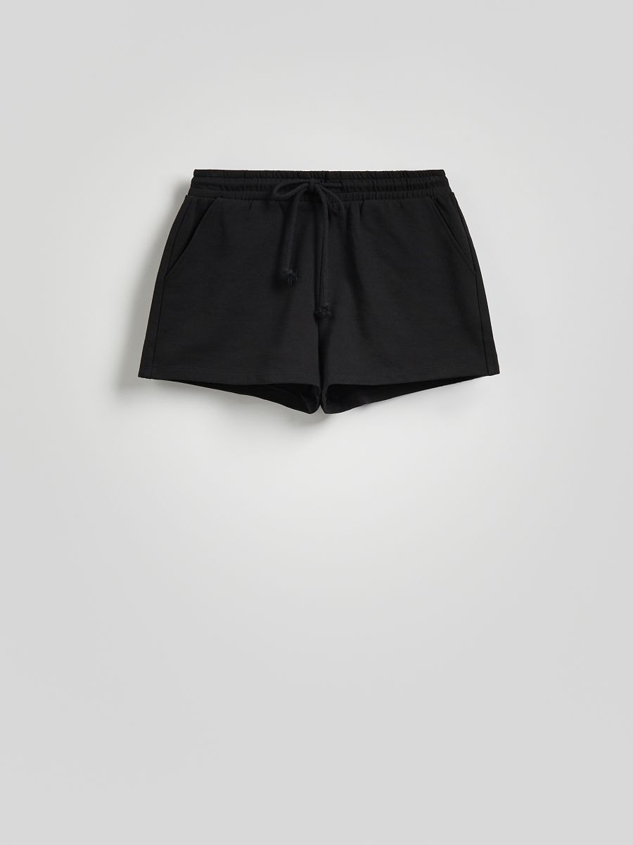 Bomuldsshorts - sort - RESERVED - 4