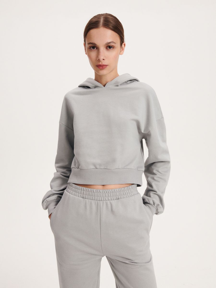 LADIES` JOGGING TOP - svetlo siva - RESERVED - 3