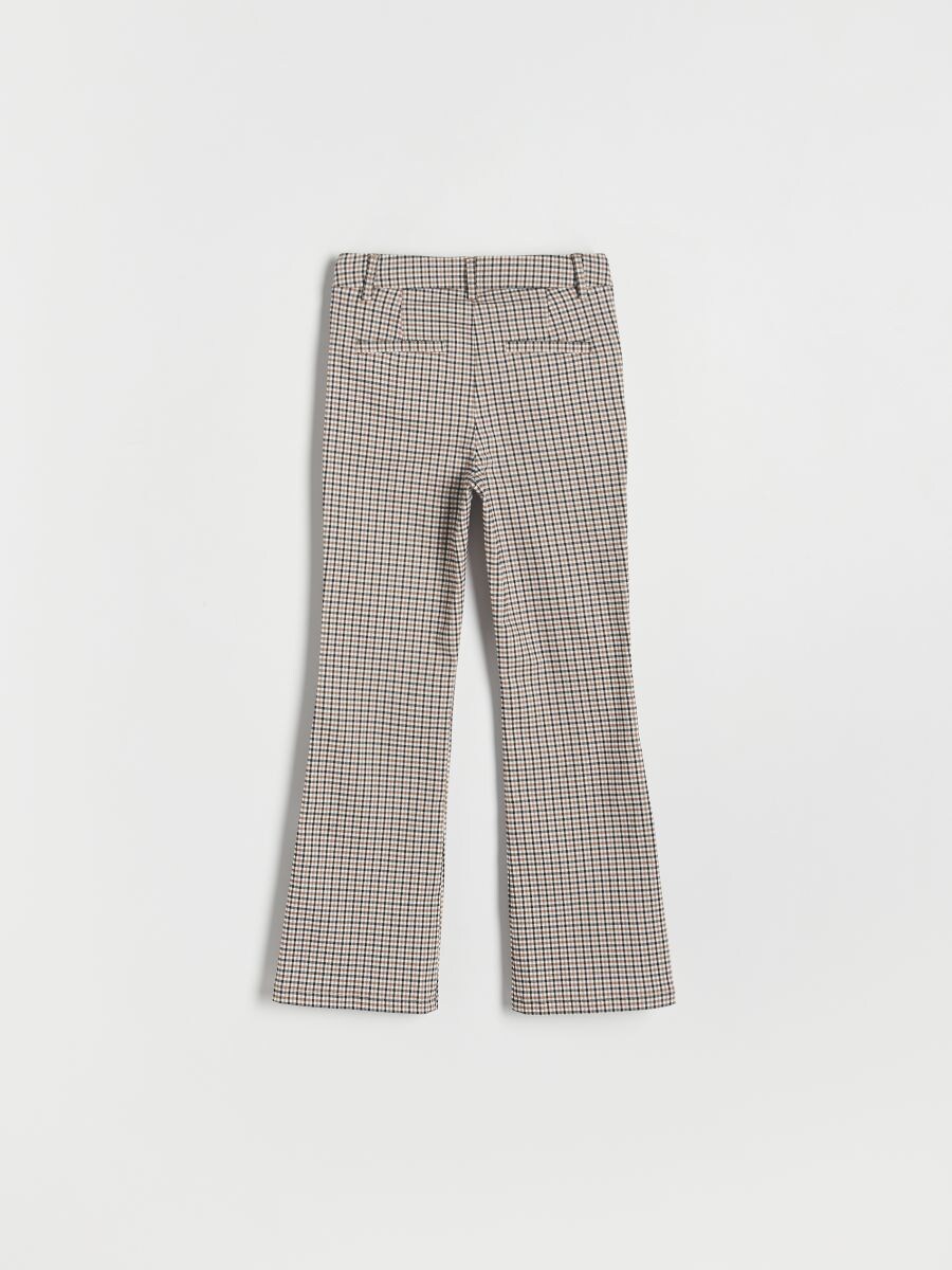 Check trousers with splits - multicolor - RESERVED - 3