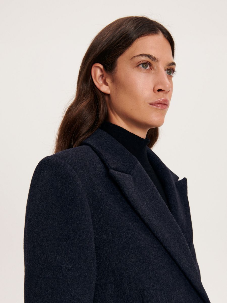 Wool coat - dark grey - RESERVED - 4