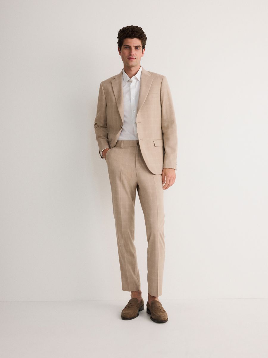 MEN`S TROUSERS - beige - RESERVED