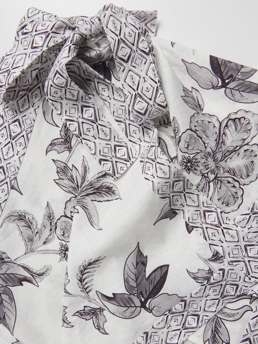 Printed skirt - dark grey - RESERVED - 6
