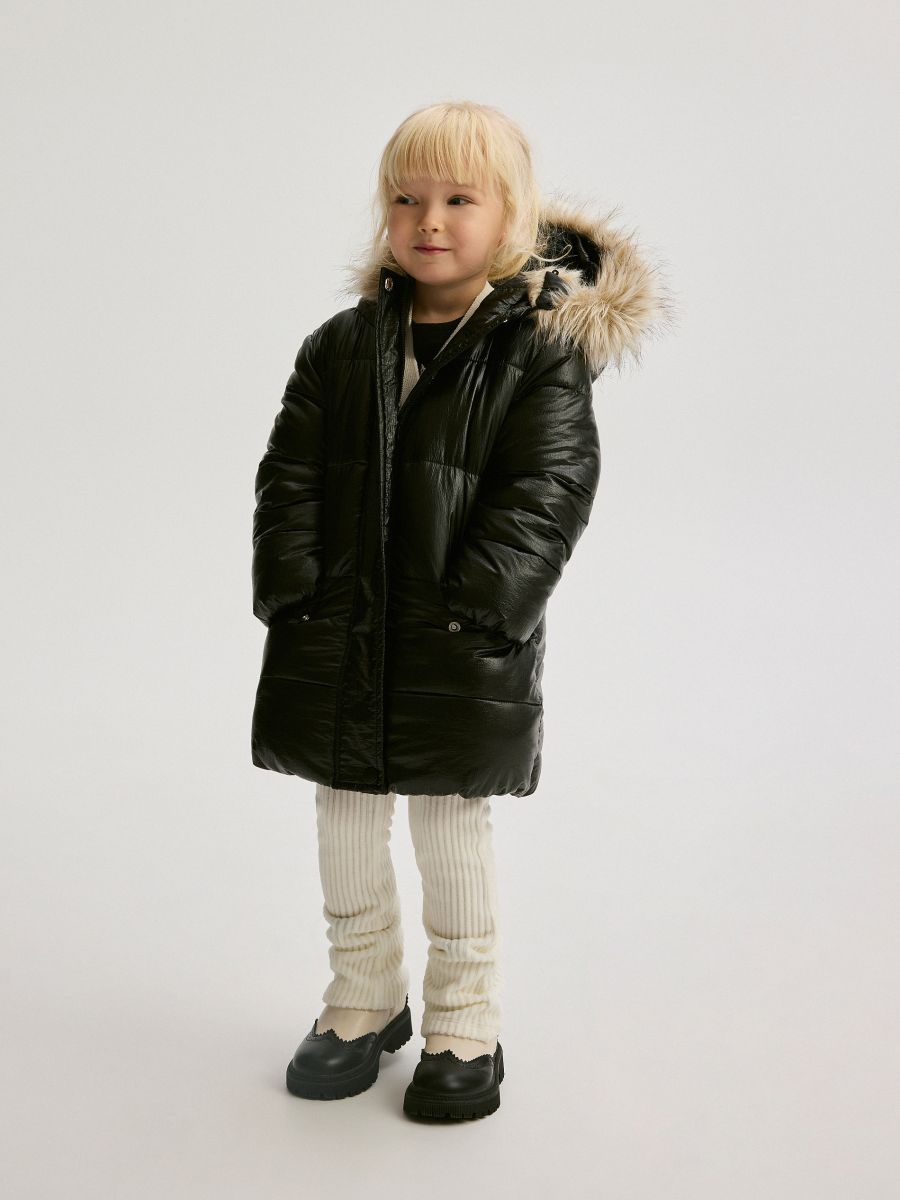 Jacket with sheen - black - RESERVED - 2
