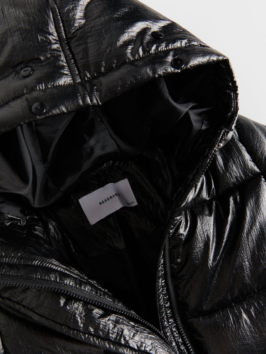 Jacket with sheen - black - RESERVED - 3