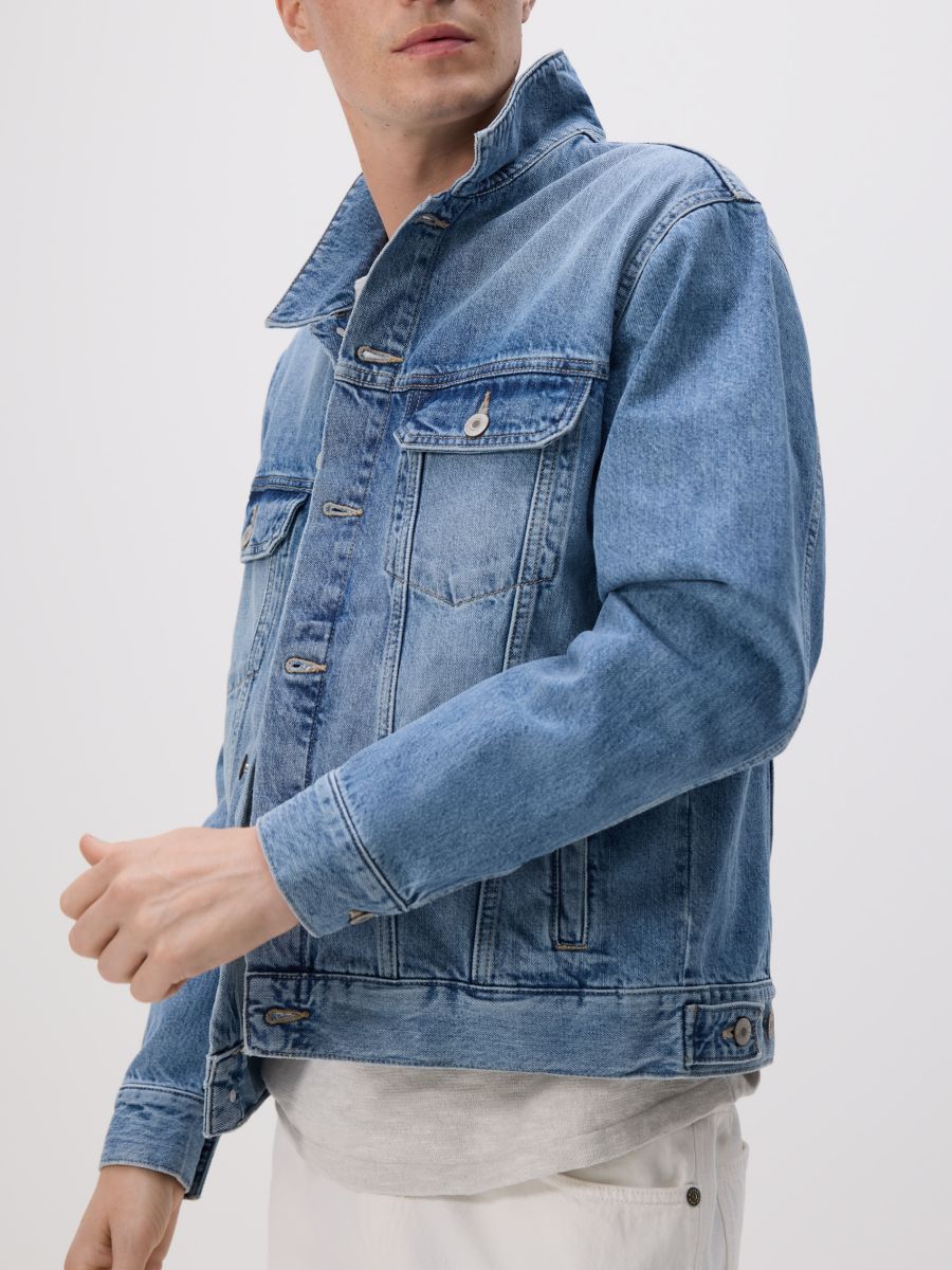 Jean jacket with pockets - blue - RESERVED - 2