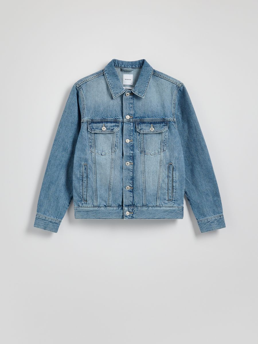 Jean jacket with pockets - blue - RESERVED - 4