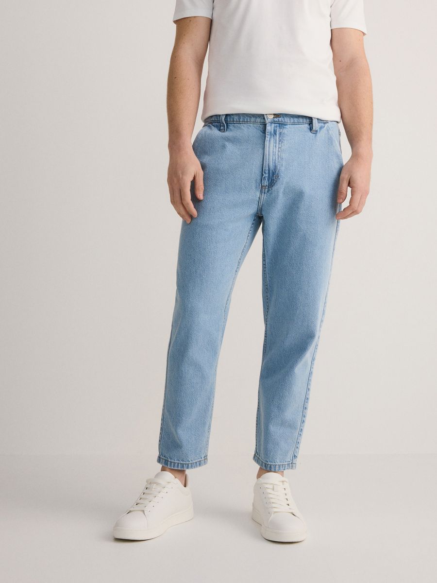 Jeans Carrot Fit - blau - RESERVED