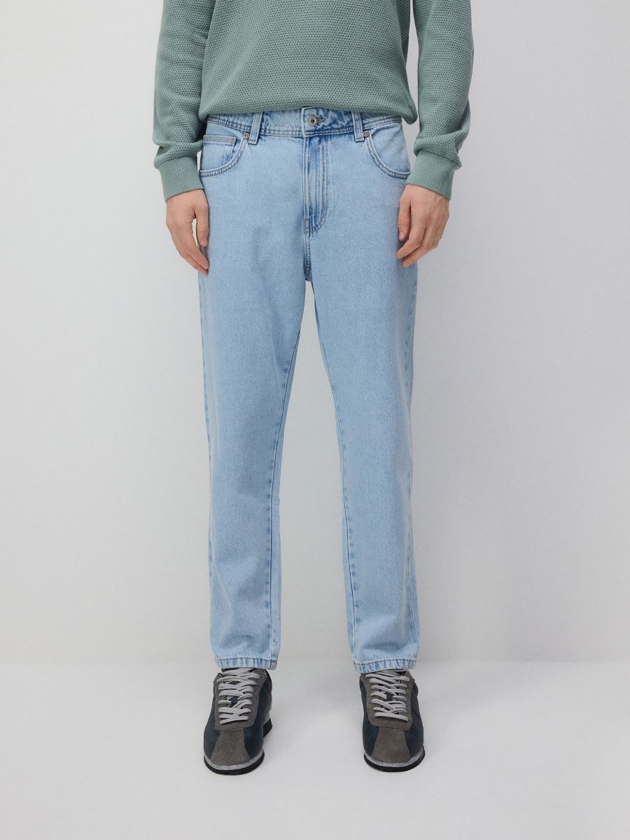 Jeans Carrot Fit - blau - RESERVED