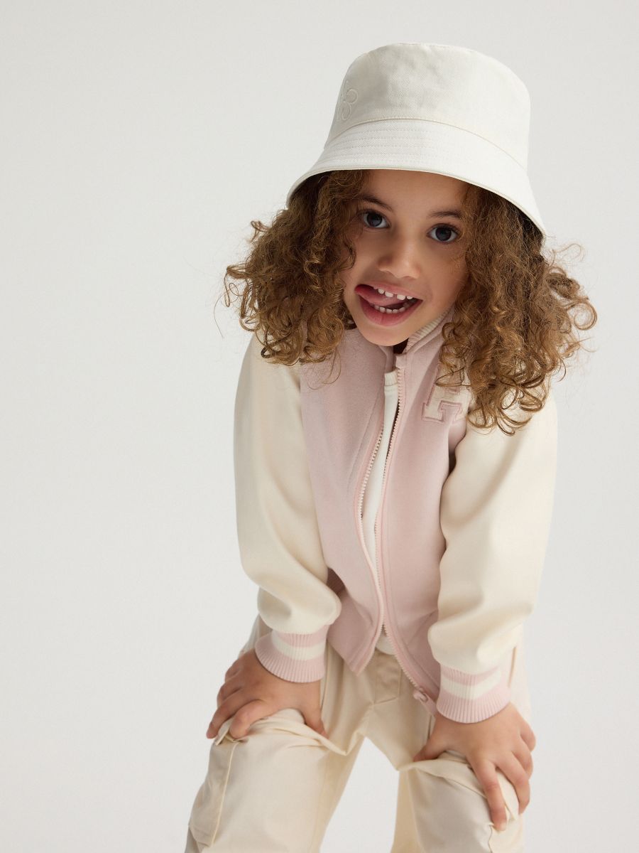 Bomber jakna s aplikacijom - pastelno pink  - RESERVED - 3