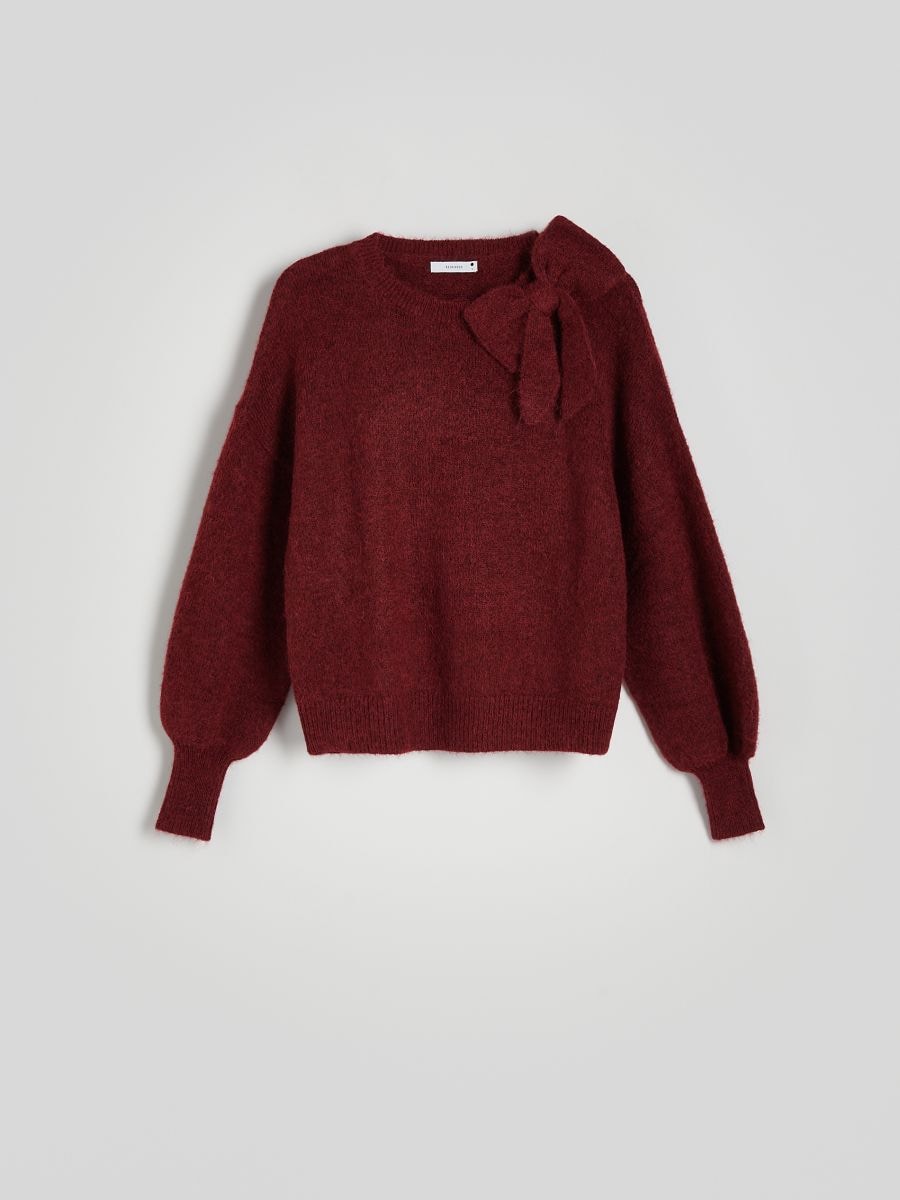 Pull orné d'un nœud - maroon - RESERVED - 5