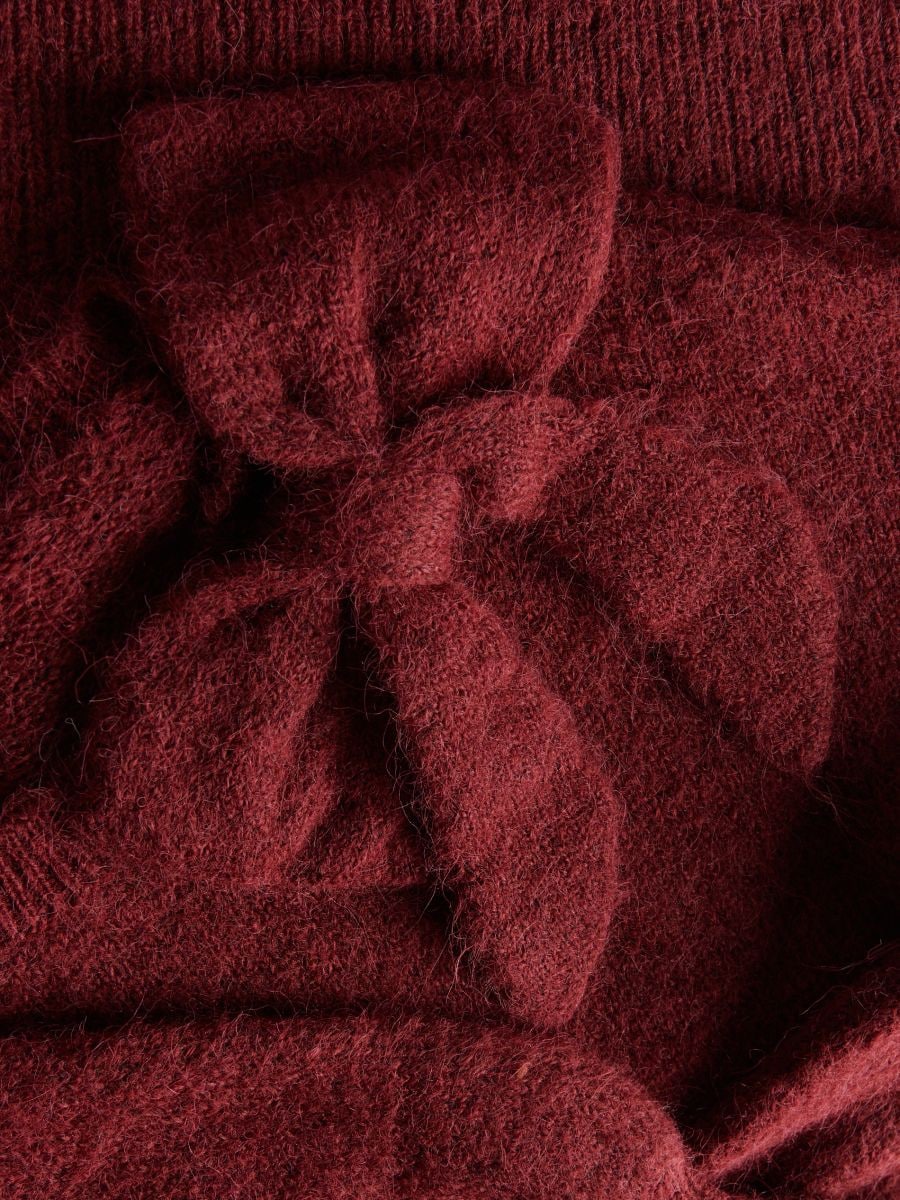 Pull orné d'un nœud - maroon - RESERVED - 6