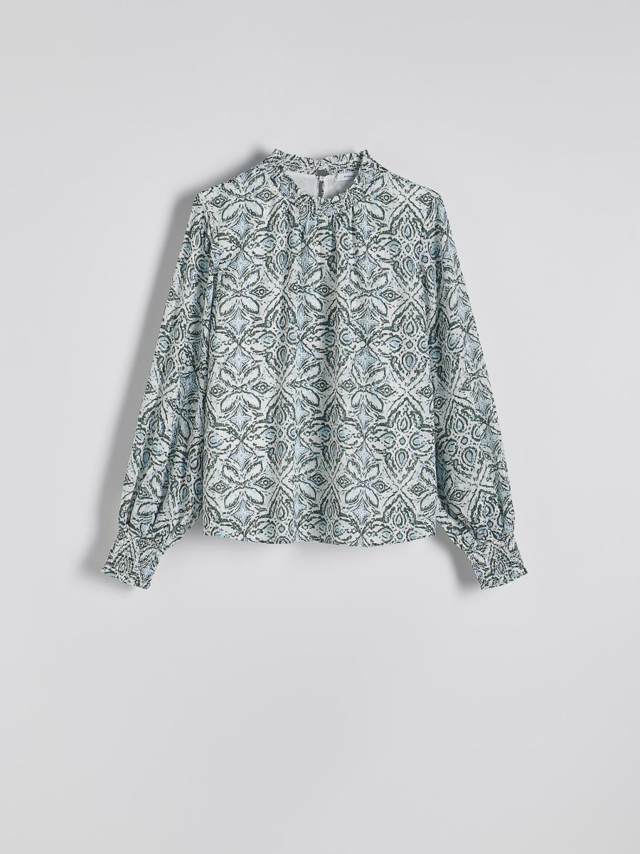 Gemusterte Bluse - bunt - RESERVED - 6