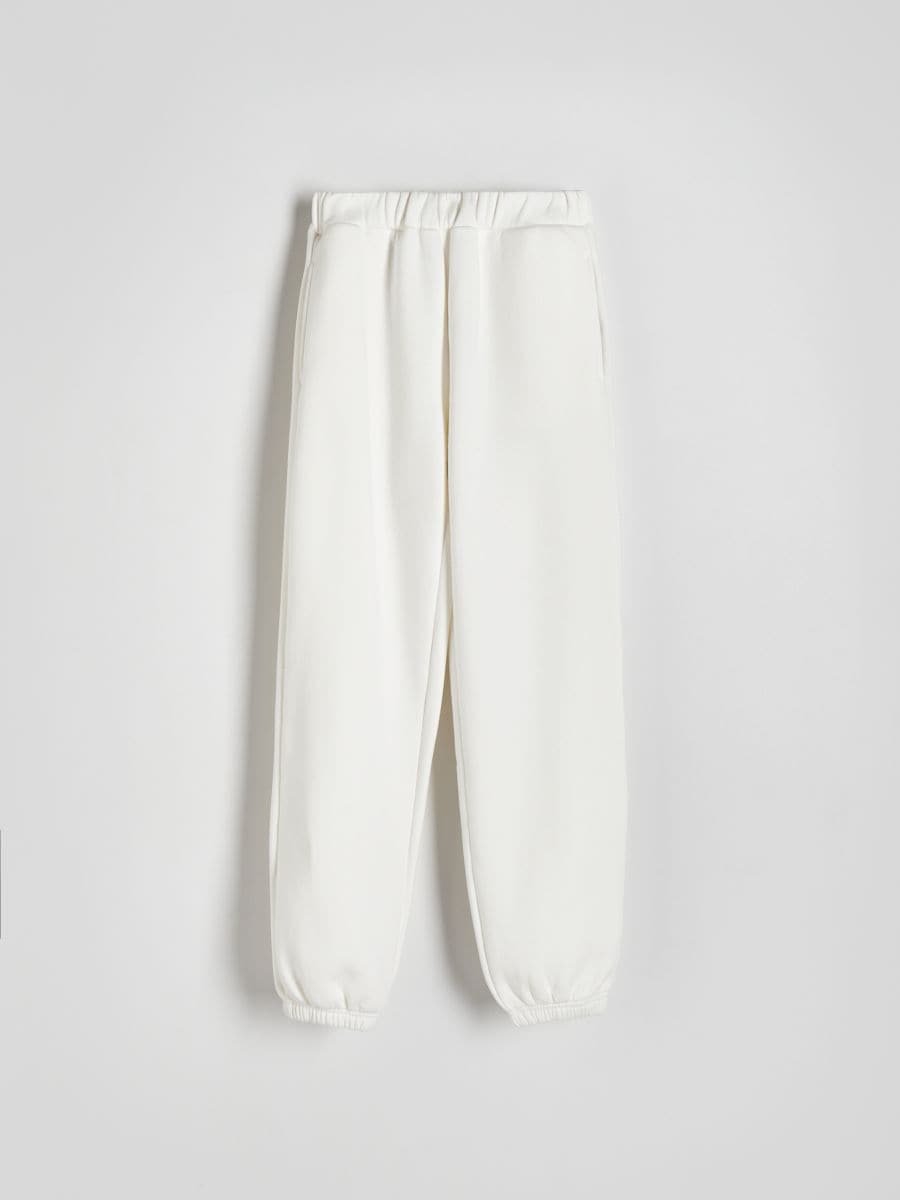 Jogger tracksuit bottoms - cream - RESERVED - 4