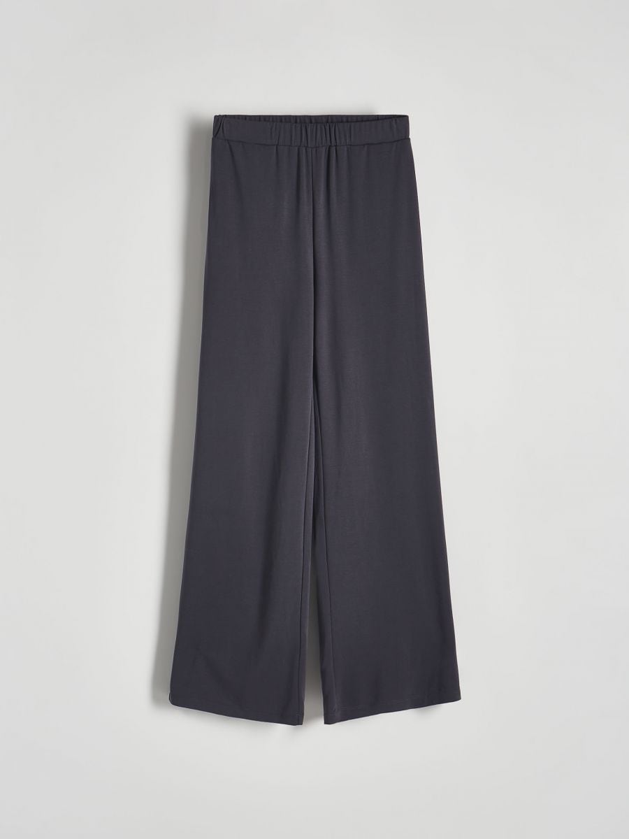 Modal rich trousers - dark grey - RESERVED