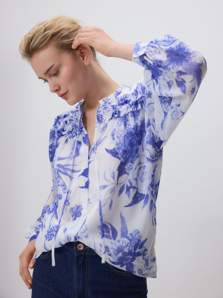 LADIES` BLOUSE - hellblau - RESERVED