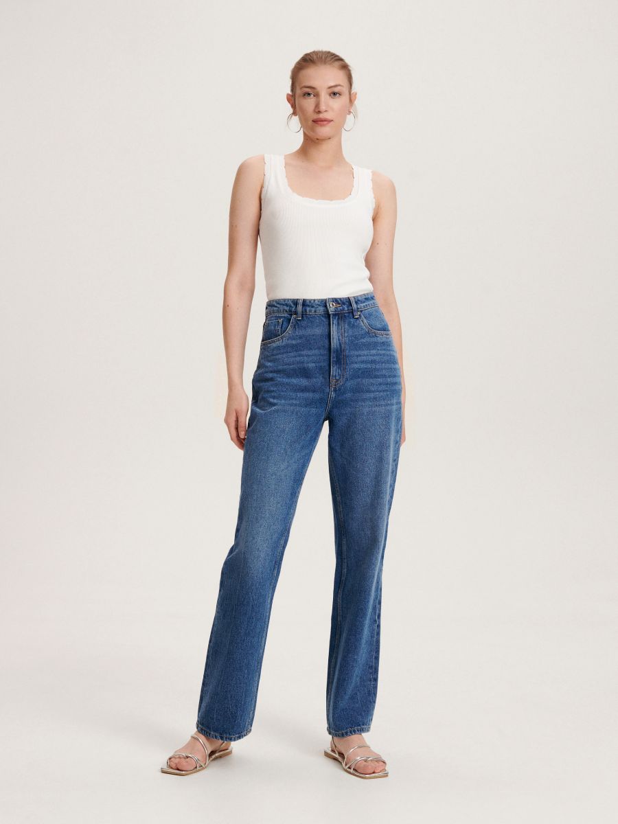 Cotton rich top - white - RESERVED - 2