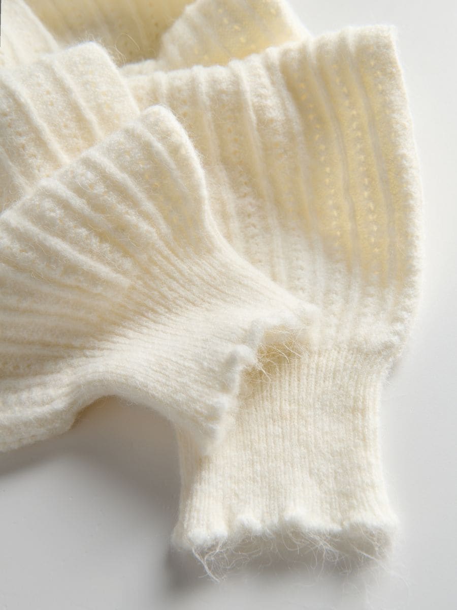 Sweater with raglan sleeves - nude - RESERVED - 6