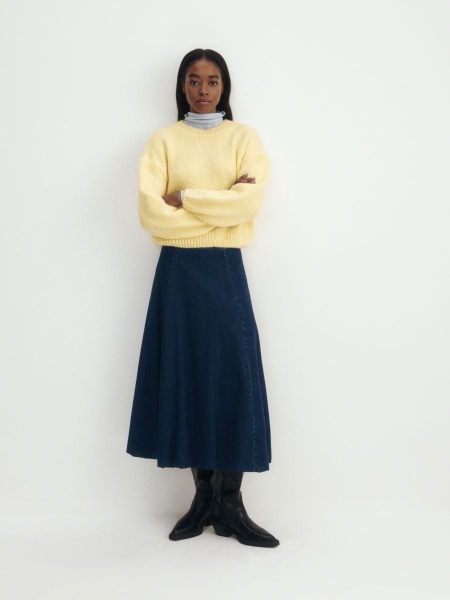 Pull uni - jaune clair - RESERVED - 3