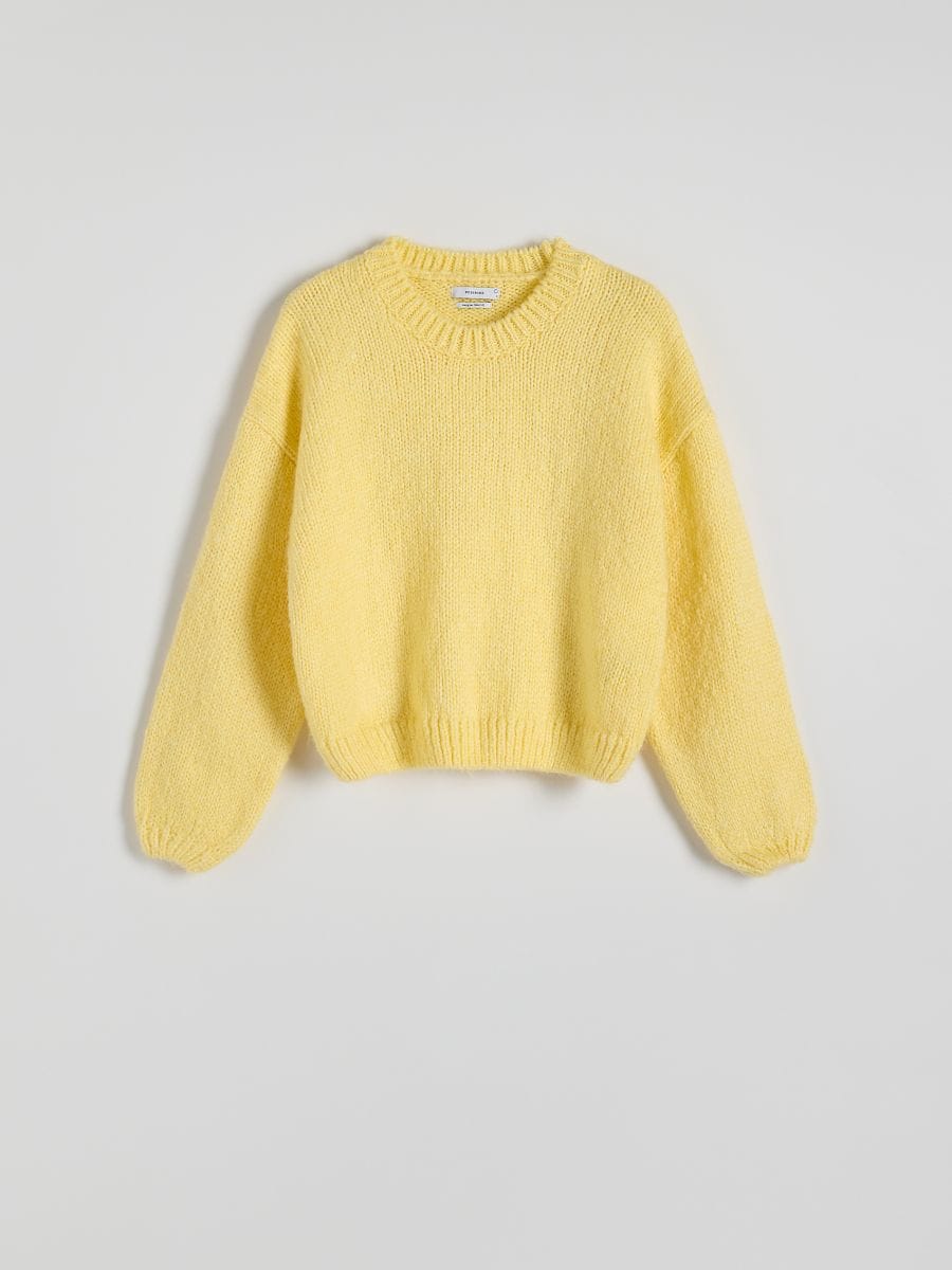 Pull uni - jaune clair - RESERVED - 4
