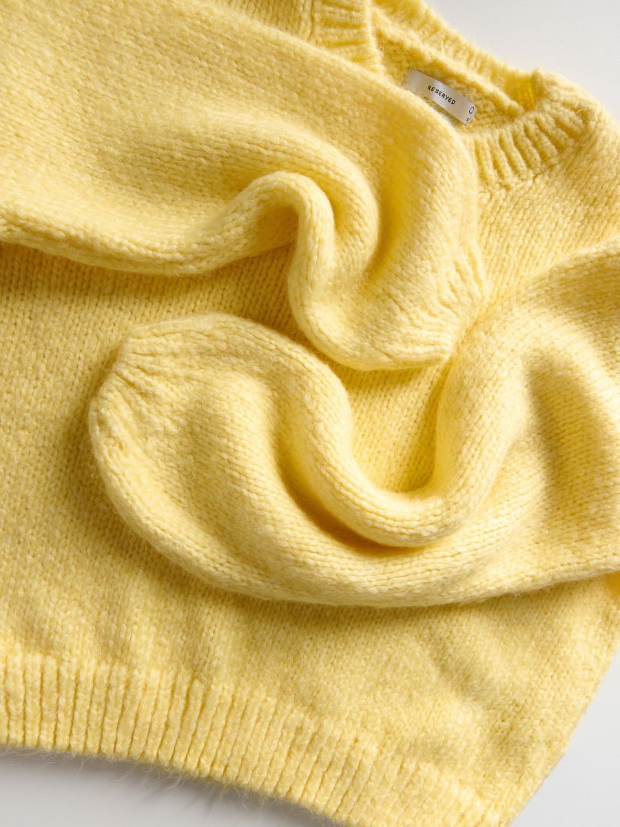 Pull uni - jaune clair - RESERVED - 5
