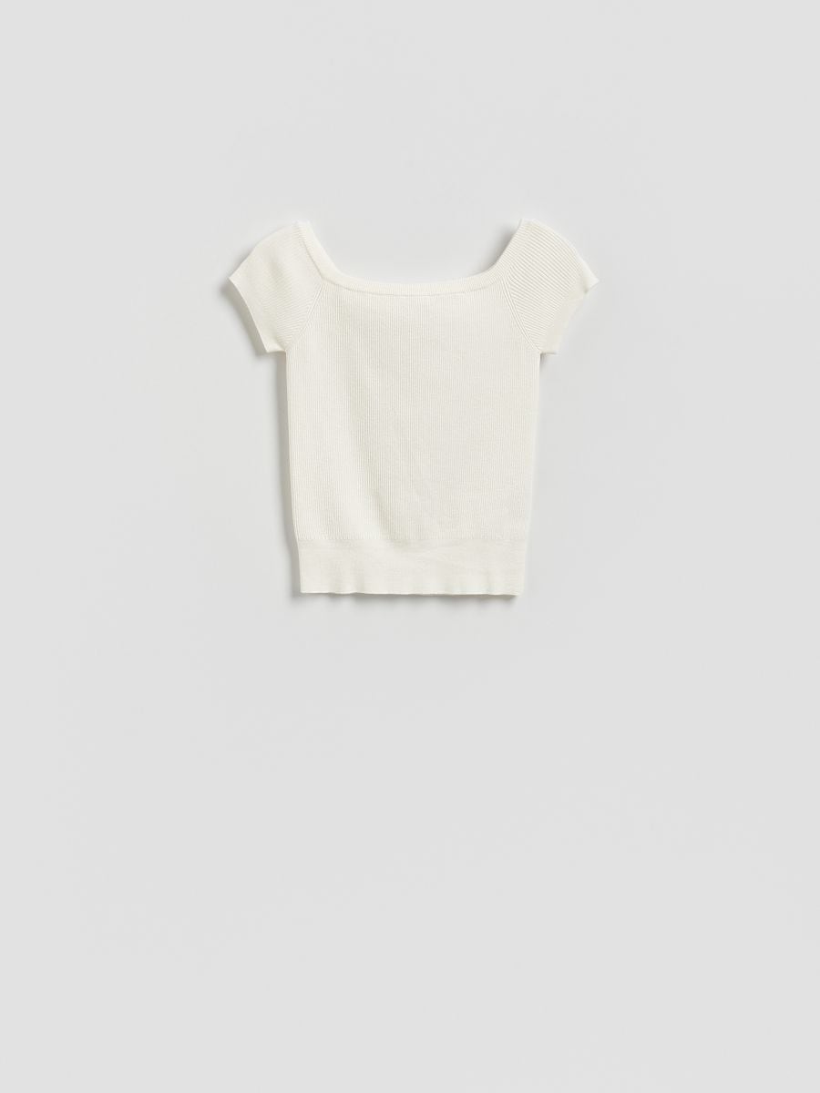 Oberteil aus Jersey - beige - RESERVED