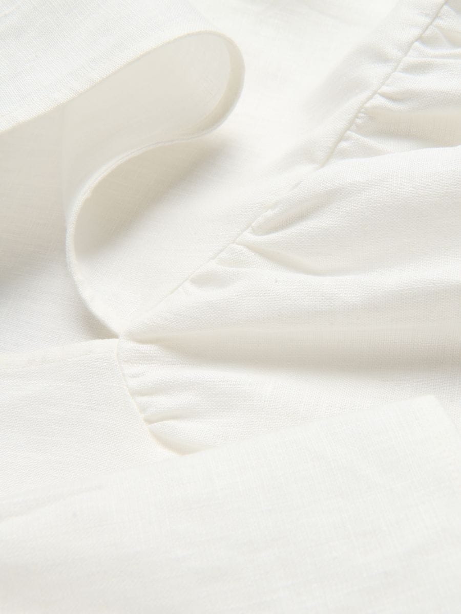 Blouse en lin - crème - RESERVED - 2