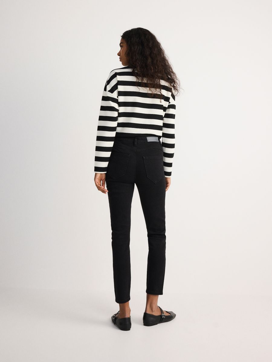 Kavbojke slim push up - črna - RESERVED - 5