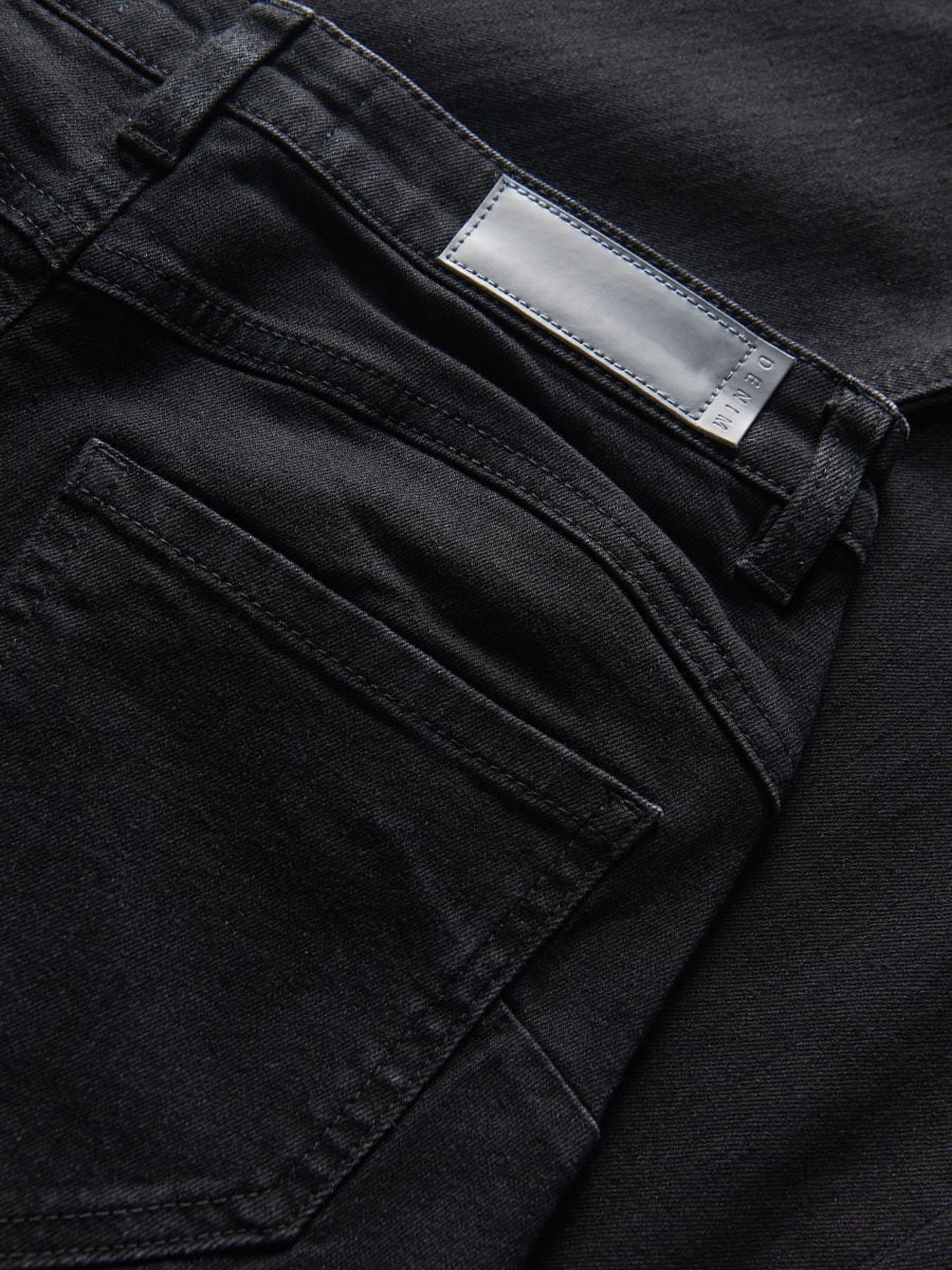 Kavbojke slim push up - črna - RESERVED - 7