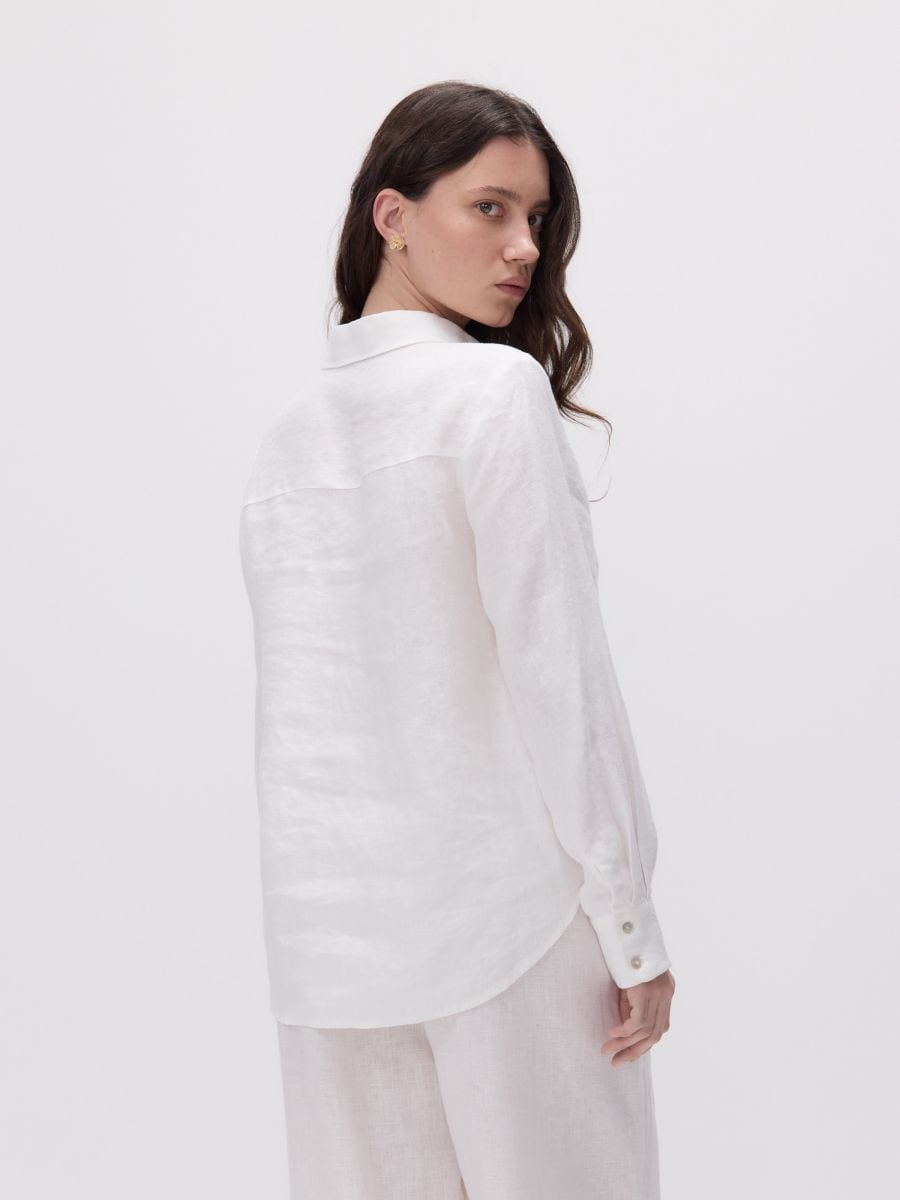 Linaline topp - valge - RESERVED - 6