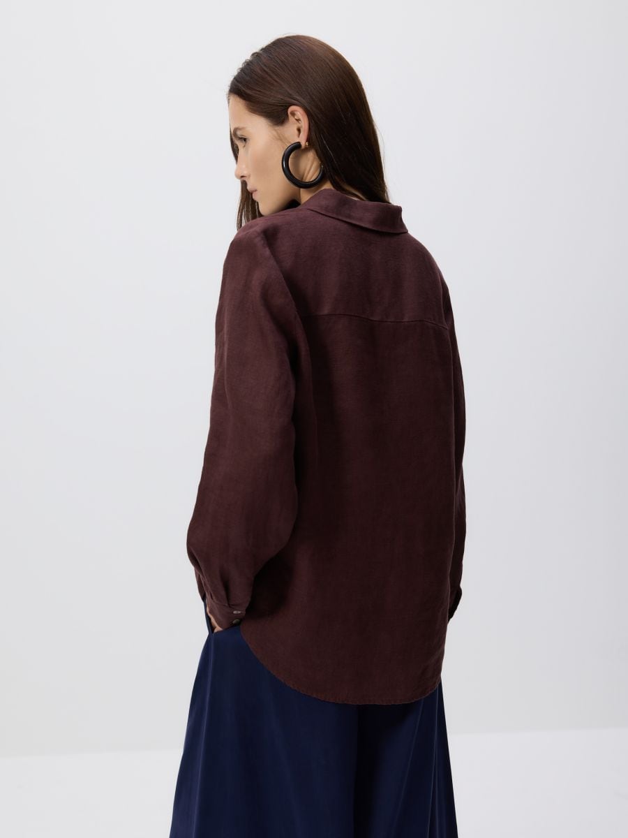 Linaline topp - pruun - RESERVED - 3