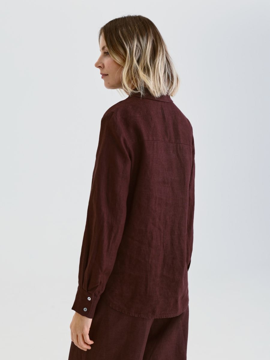Linaline topp - pruun - RESERVED - 5