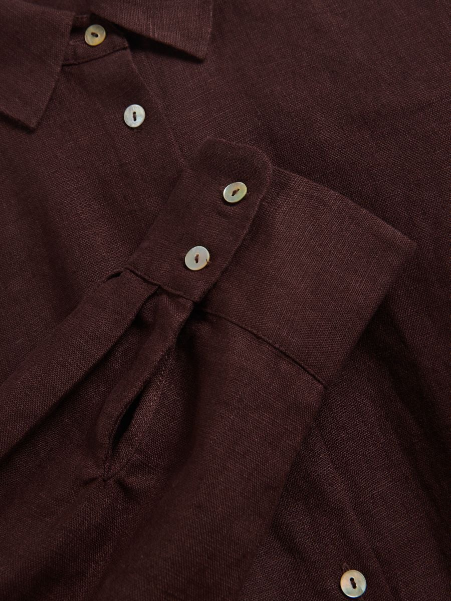 Linaline topp - pruun - RESERVED - 7