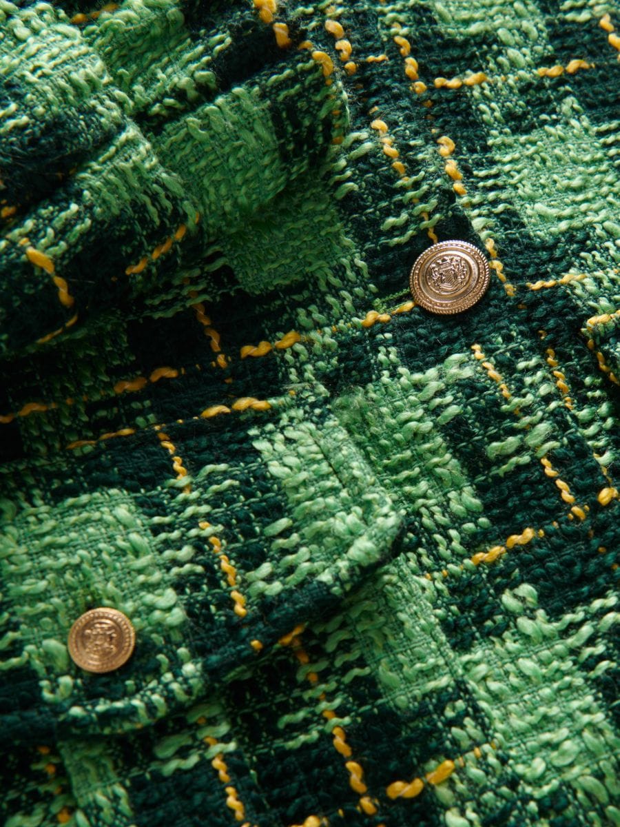Check blazer - green - RESERVED - 4