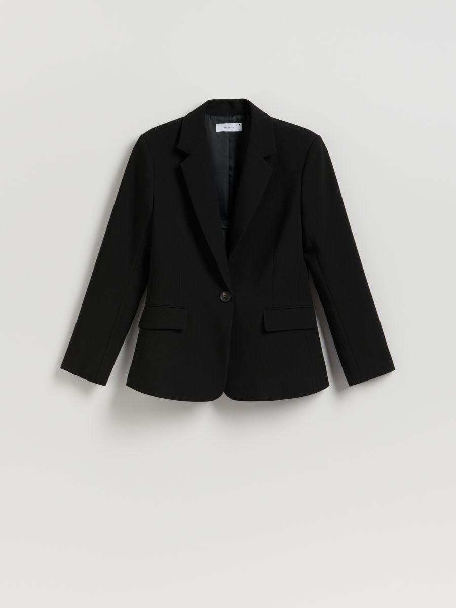 Single-breasted blazer - black - RESERVED