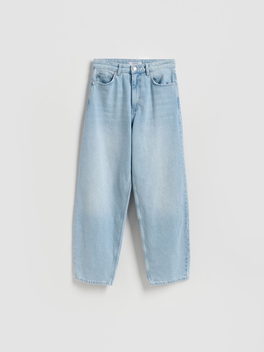 Barrel leg jeans - blauw - RESERVED