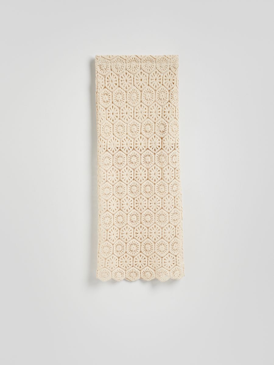 Openwork maxi skirt - nude - RESERVED - 7