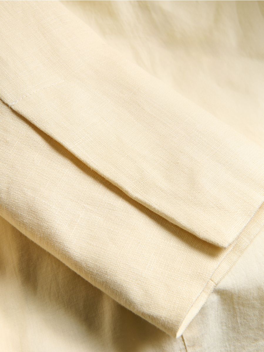 Linen blazer - light yellow - RESERVED - 7
