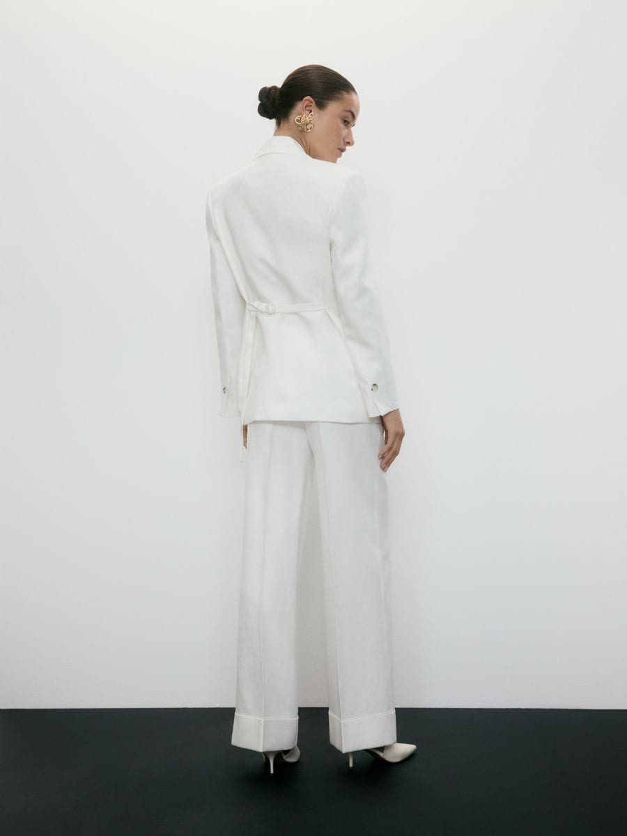LADIES` BLAZER - cream - RESERVED - 7