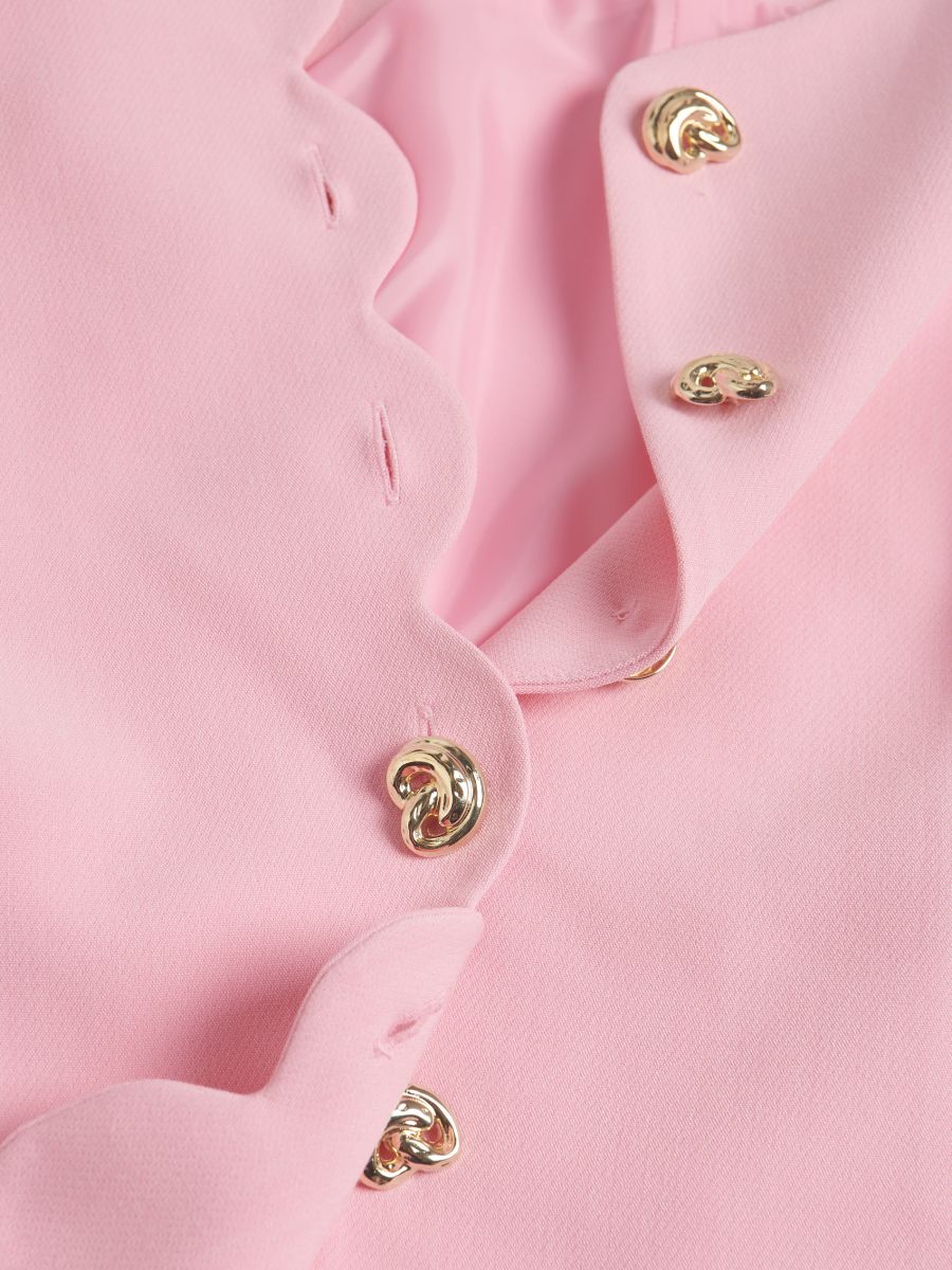 Suit vest - pink - RESERVED - 7