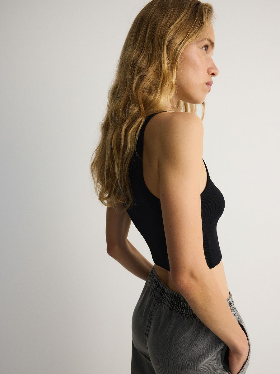 Crop top - black - RESERVED - 2