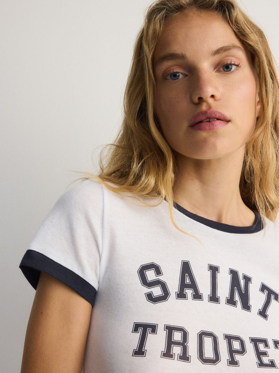 T- shirt with print - white - RESERVED - 2