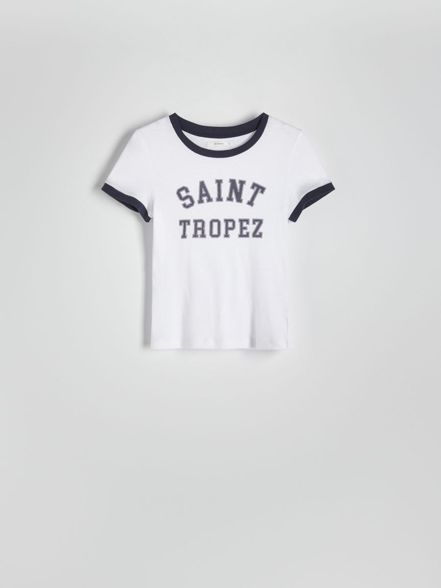 T- shirt with print - white - RESERVED - 4