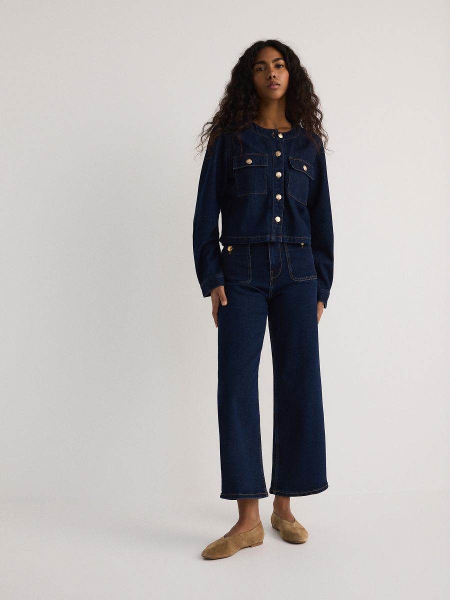 Culotte farmerke - mornarsko - RESERVED - 3