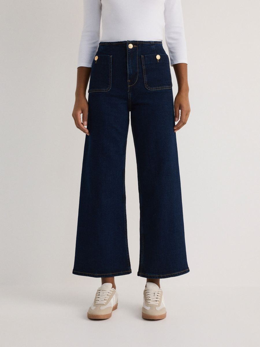 Culotte farmerke - mornarsko - RESERVED - 6