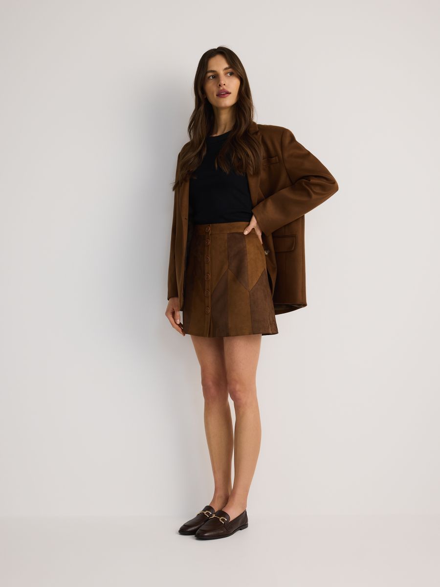 Blazer assertoado simples - CASTANHO DOURADO - RESERVED - 2