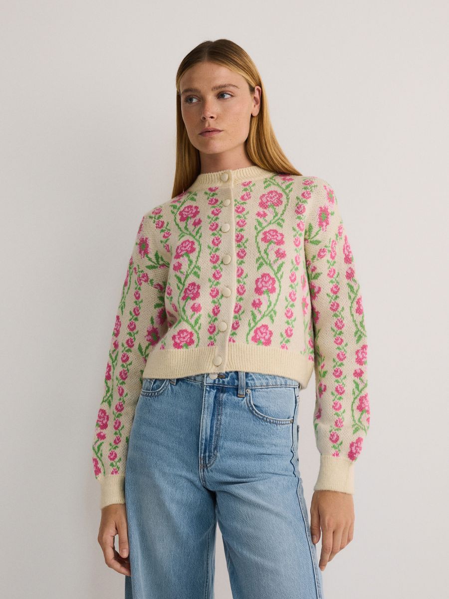 Patterned cardigan - multicolor - RESERVED - 2