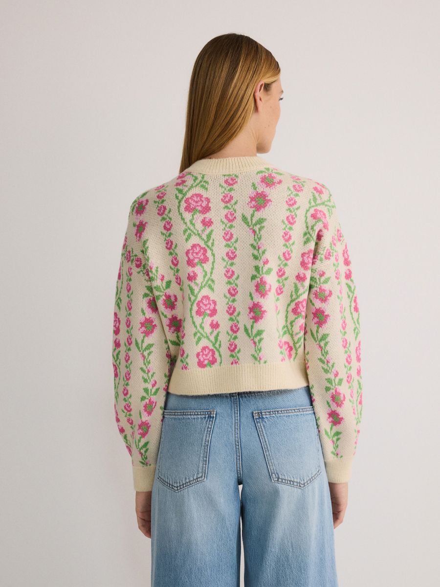 Patterned cardigan - multicolor - RESERVED - 4