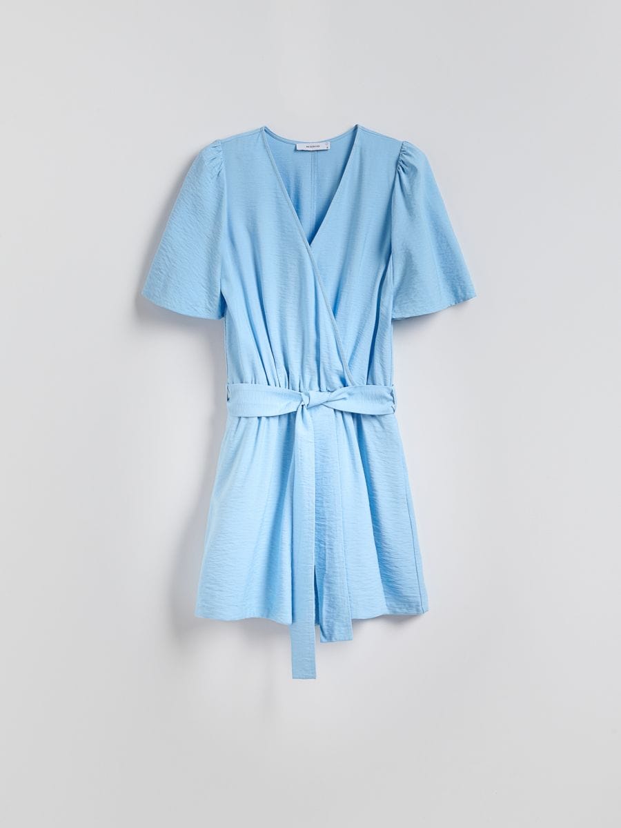 Viscose jumpsuit - pale blue - RESERVED - 5